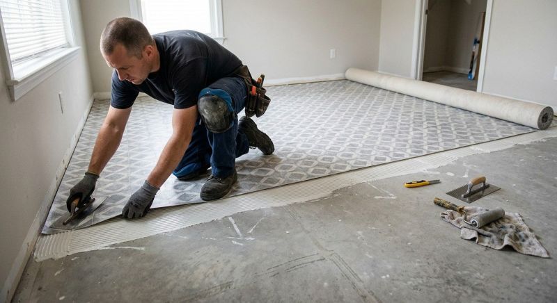 Sheet Flooring Installation in Boerne, TX