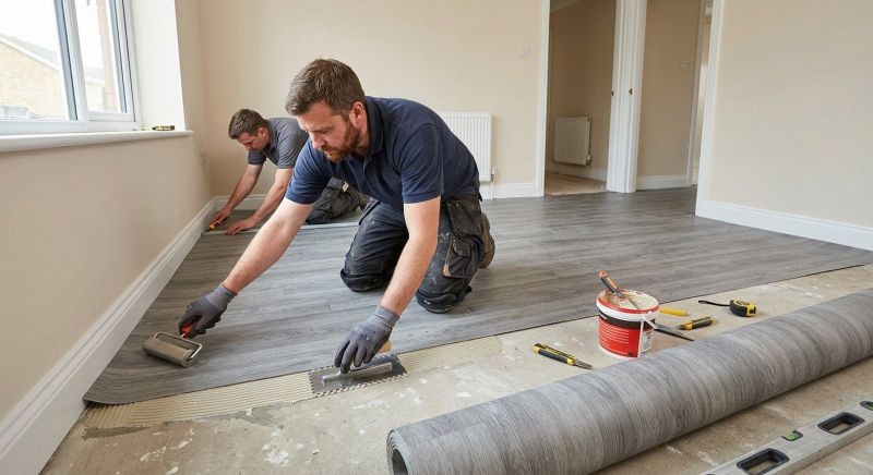 Sheet Flooring Installation in Boerne, TX